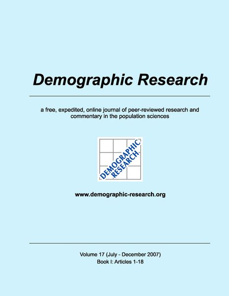 Produktbild: Demographic Research, Volume 17: Book I