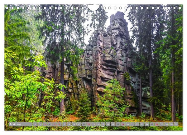 Produktbild: Wandern im Erzgebirge (Wandkalender 2026 DIN A4 quer), CALVENDO Monatskalender