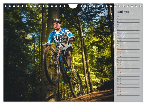 Produktbild: Mountainbike Action (Wandkalender 2026 DIN A4 quer), CALVENDO Monatskalender