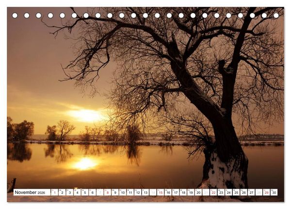 Produktbild: Vier Jahreszeiten im Land Brandenburg (Tischkalender 2026 DIN A5 quer), CALVENDO Monatskalender