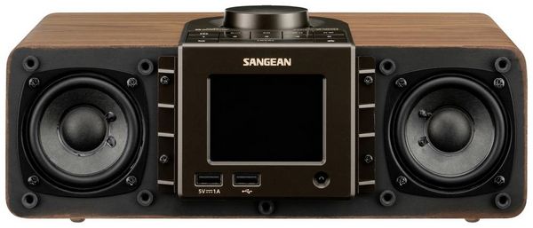 Produktbild: Sangean WFR-32 Internet Tischradio Internet Bluetooth&reg;, AUX, USB, Internetradio Inkl. Fernbedienung Schwarz, Holz