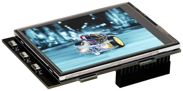 Joy-it RB-TFT3.2-V3 Touchscreen-Modul 8.1cm (3.2 Zoll) 320 x 240 Pixel Passend für (Entwicklungskits): Raspberry Pi inkl