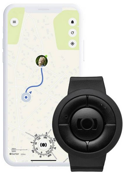 Produktbild: MiniFinder Nano GPS Tracker Live Tracking, Personentracker Schwarz 1St.