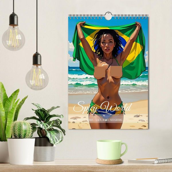 Produktbild: Spicy World - Sonne, Lust und Rio de Janeiro (Wandkalender 2026 DIN A4 hoch), CALVENDO Monatskalender