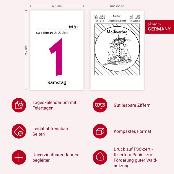 Produktbild: Tagesabrei&szlig;kalender gro&szlig; 2027