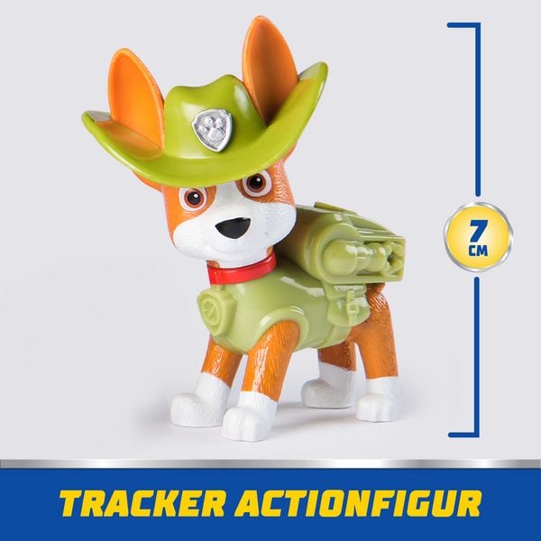 Produktbild: PAW Patrol - Tracker-Figur mit Dschungel-Fahrzeug, stabiles Basis-Fahrzeug (2025), authentisches Spielzeug zur Serie f&uuml;r Kinder ab 3 Jahren