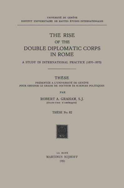 Produktbild: The Rise of the Double Diplomatic Corps in Rome