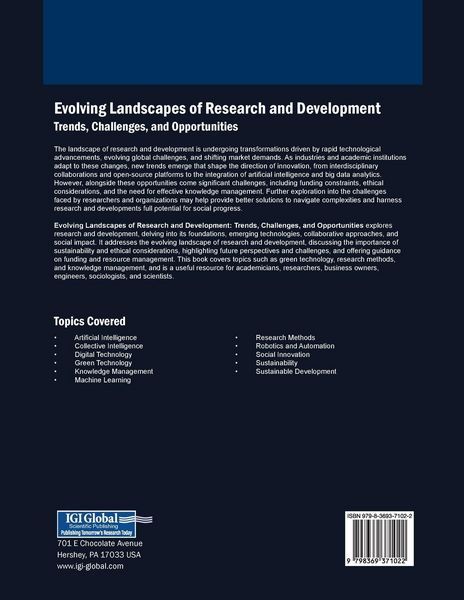 Produktbild: Evolving Landscapes of Research and Development