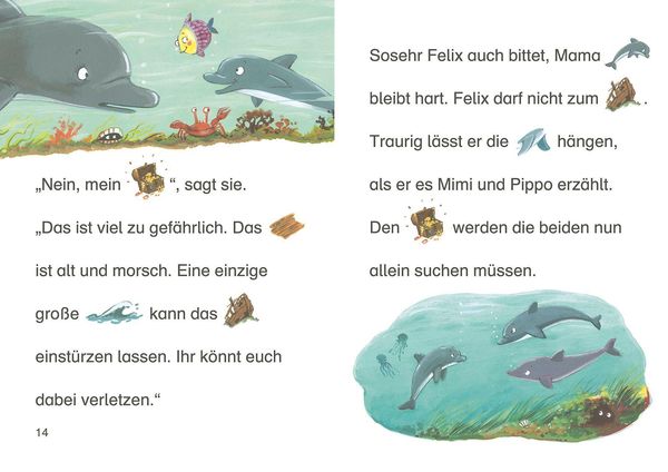Produktbild: Bildermaus - Der kleine Delfin auf Schatzsuche