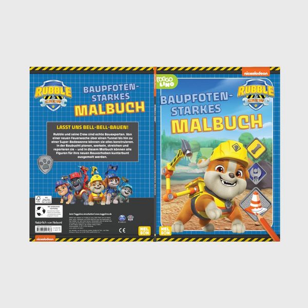 Produktbild: Rubble & Crew: Baupfotenstarkes Malbuch