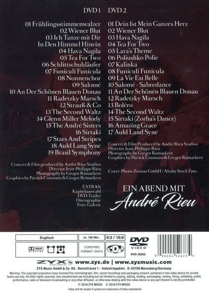 Produktbild: Andre Rieu - Ein Abend mit Andre Rieu
