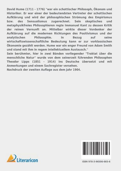 Produktbild: Traktat &uuml;ber die menschliche Natur