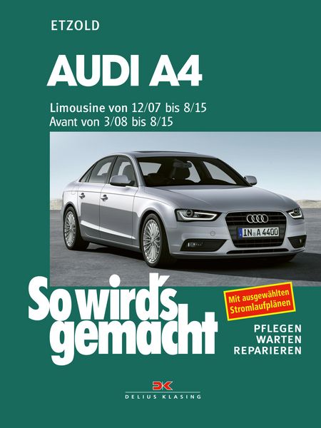 Produktbild: Audi A4, Limousine 12/07-8/15, Avant 3/08-8/15