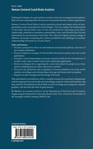 Produktbild: Human-Centered Social Media Analytics