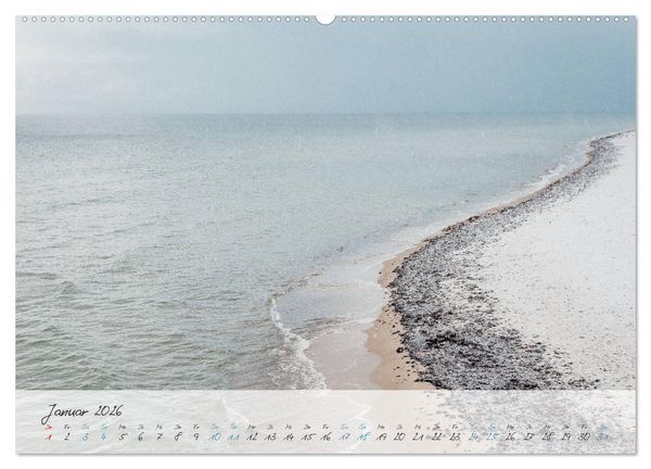 Produktbild: Sehnsucht Meer - Poesie der Stille (hochwertiger Premium Wandkalender 2026 DIN A2 quer), Kunstdruck in Hochglanz