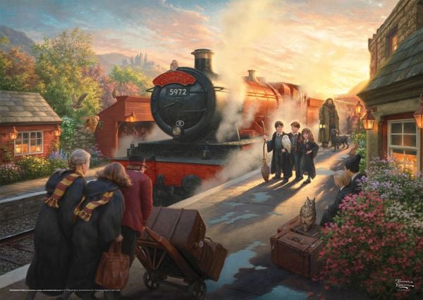 Produktbild: Wizarding World, Harry Potter™ Hogwarts Express™, Puzzle Thomas Kinkade 1.000 Teile