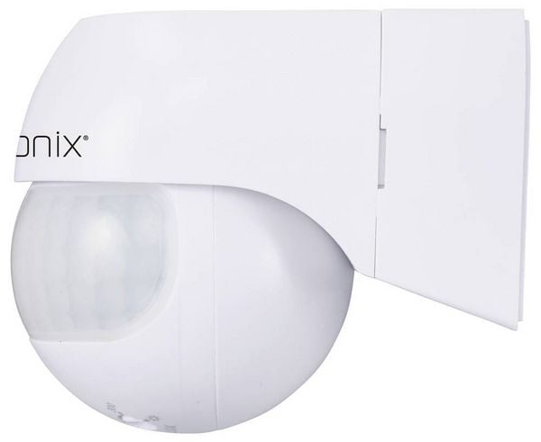 Produktbild: Sygonix SY-6118230 wandh&auml;ngend, Aufputz PIR-Bewegungsmelder 180&deg; Relais Wei&szlig; IP44