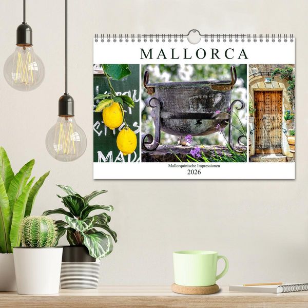 Produktbild: Mallorca - Mallorquinische Impressionen (Wandkalender 2026 DIN A4 quer), CALVENDO Monatskalender