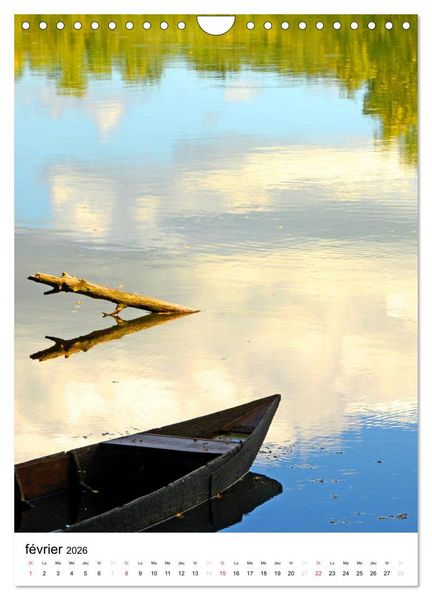 Produktbild: Reflets d'eau (Calendrier mural 2026 DIN A4 horizontal), CALVENDO calendrier mensuel
