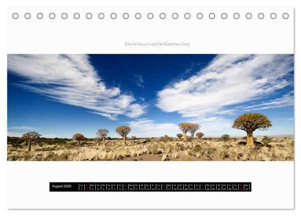 Produktbild: Namibia - Panoramen (Tischkalender 2026 DIN A5 quer), CALVENDO Monatskalender