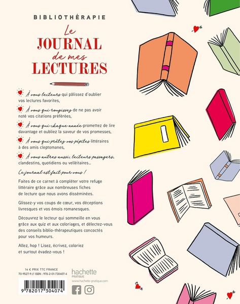 Produktbild: Le journal de mes lectures : un carnet &agrave; compl&eacute;ter : biblioth&eacute;rapie