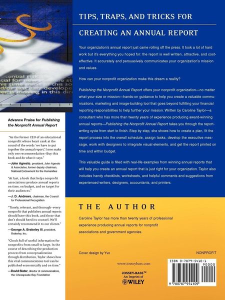 Produktbild: Publishing the Nonprofit Annual Report