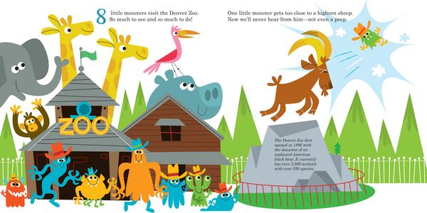 Produktbild: 10 Little Monsters Visit Colorado
