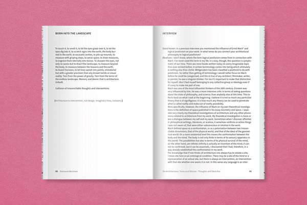 Produktbild: Raimund Abraham: On Architecture
