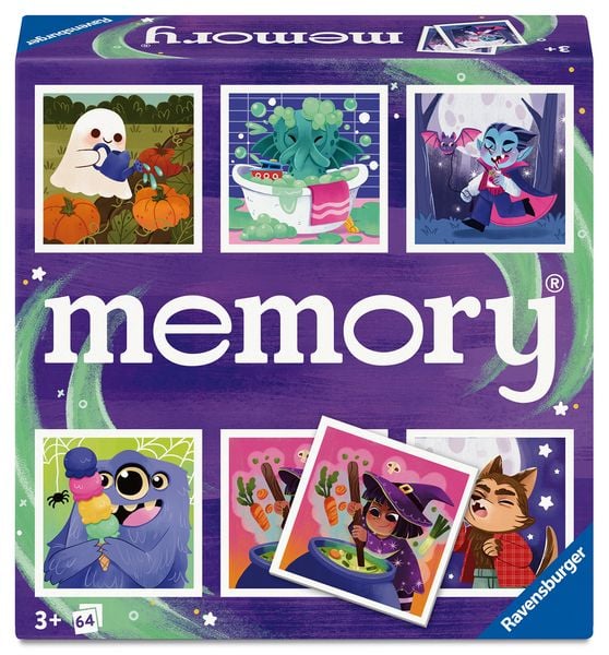 Produktbild: Grusel memory&reg; - Gesellschaftsspiel & Brettspiel ab 3 Jahre