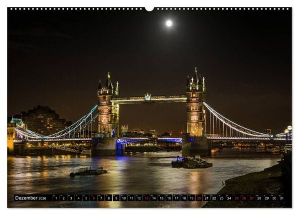 Produktbild: Wundervolles London (Wandkalender 2026 DIN A2 quer), CALVENDO Monatskalender