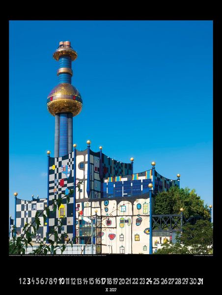 Produktbild: Gro&szlig;er Hundertwasser Architektur Kalender 2027