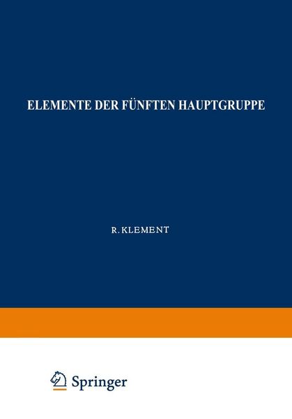 Produktbild: Elemente der F&uuml;nften Hauptgruppe