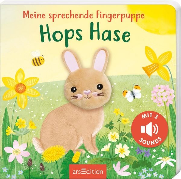 Meine sprechende Fingerpuppe: Hops Hase, Gebundene Ausgabe von , arsedition, 978-3-8458-6784-7