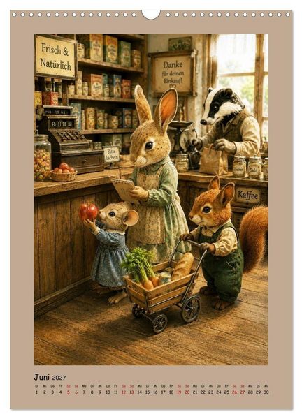 Produktbild: Das kleine Walddorf (Wandkalender 2027 DIN A3 hoch), CALVENDO Monatskalender