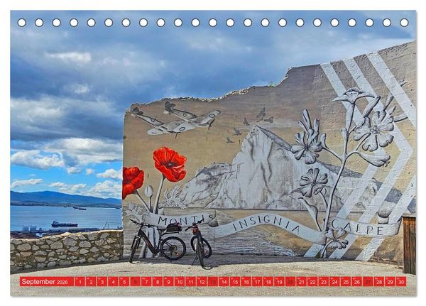 Produktbild: Ein Herz f&uuml;r Gibraltar (Tischkalender 2026 DIN A5 quer), CALVENDO Monatskalender