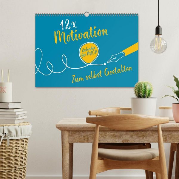 Produktbild: 12 x Motivation - Bastelkalender (Wandkalender 2026 DIN A3 quer), CALVENDO Monatskalender