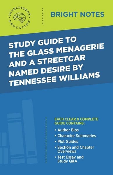 Produktbild: Study Guide to The Glass Menagerie and A Streetcar Named Desire by Tennessee Williams