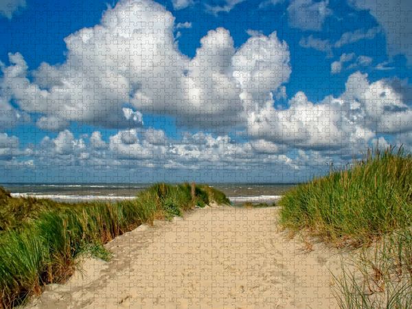 Produktbild: CALVENDO Puzzle Ostfriesland Borkum | 1000 Teile Lege-Gr&ouml;&szlig;e 64x48cm Foto-Puzzle f&uuml;r gl&uuml;ckliche Stunden