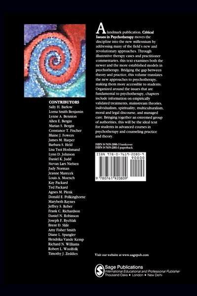 Produktbild: Critical Issues in Psychotherapy