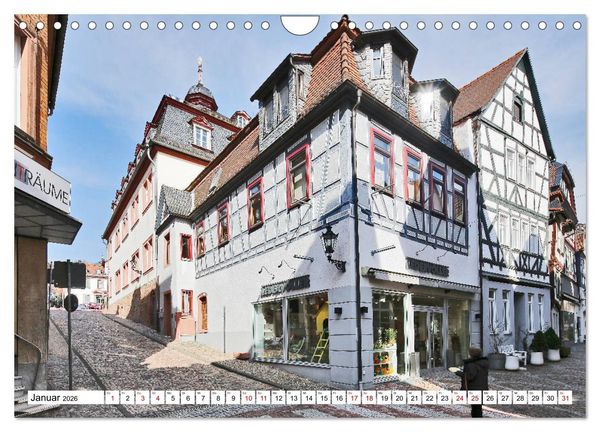Produktbild: Barbarossastadt Gelnhausen vom Frankfurter Taxifahrer Petrus Bodenstaff (Wandkalender 2026 DIN A4 quer), CALVENDO Monatskalender