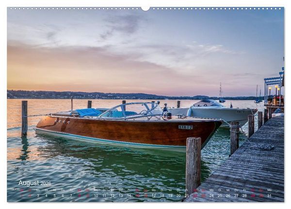 Produktbild: Impressionen vom Starnberger See (Wandkalender 2026 DIN A2 quer), CALVENDO Monatskalender