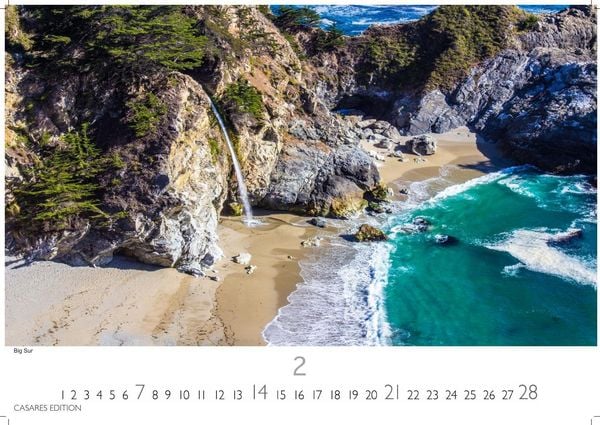 Produktbild: Kalifornien Kalender 2027 &ndash; Wandkalender | Fotokalender Nordamerika 35x50cm &ndash; Faszinierende Westk&uuml;ste mit ikonischen Motiven von K&uuml;ste, W&uuml;ste und Metropolen