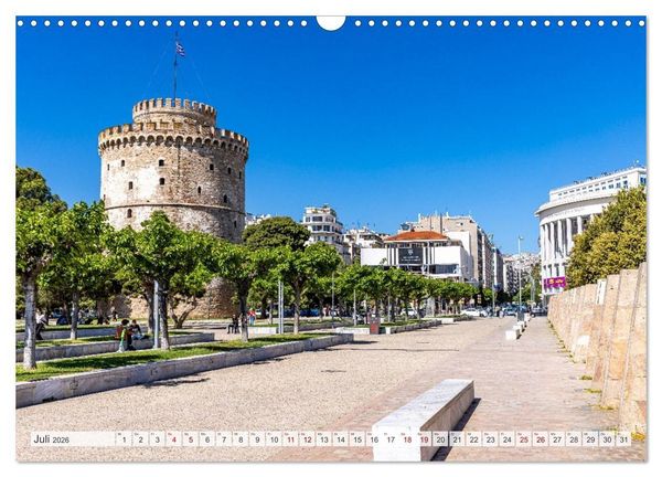 Produktbild: Griechenland - Thessaloniki und Chalkidiki (Wandkalender 2026 DIN A3 quer), CALVENDO Monatskalender