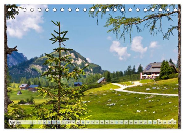 Produktbild: &Ouml;sterreich Berg und See (Tischkalender 2026 DIN A5 quer), CALVENDO Monatskalender
