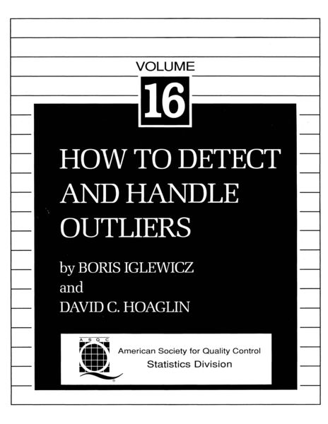 Produktbild: Volume 16: How to Detect and Handle Outliers