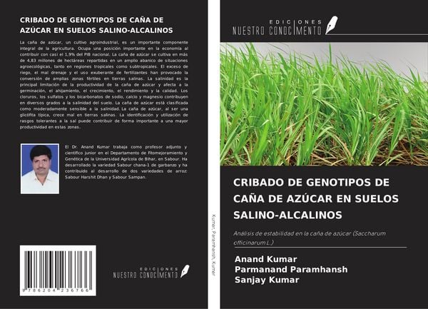 Produktbild: Cribado De Genotipos De Ca&ntilde;a De Az&uacute;car En Suelos Salino-Alcalinos