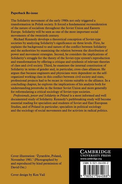 Produktbild: Professionals, Power and Solidarity in Poland