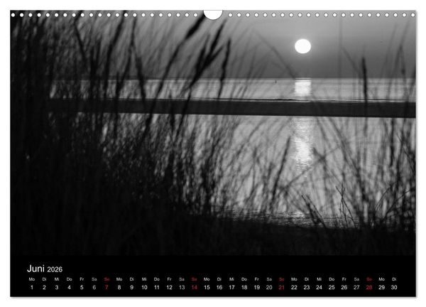 Produktbild: Das Licht in Schwarz und Wei&szlig; (Wandkalender 2026 DIN A3 quer), CALVENDO Monatskalender