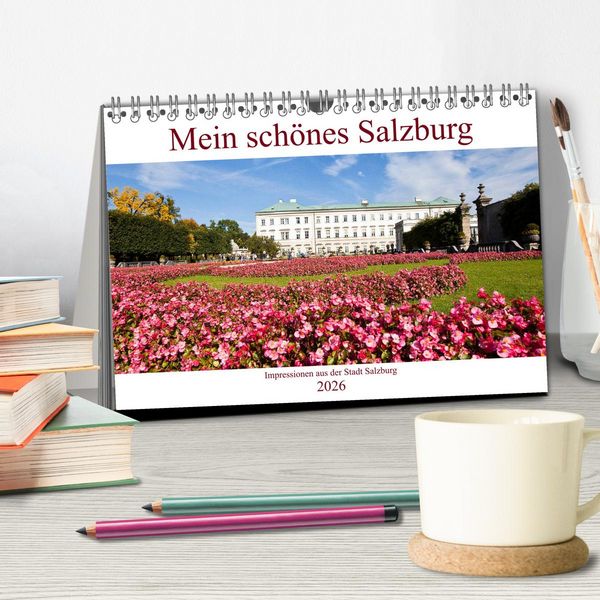 Produktbild: Mein sch&ouml;nes Salzburg (Tischkalender 2026 DIN A5 quer), CALVENDO Monatskalender