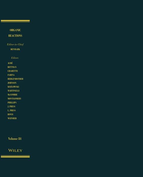 Produktbild: Organic Reactions, Volume 84